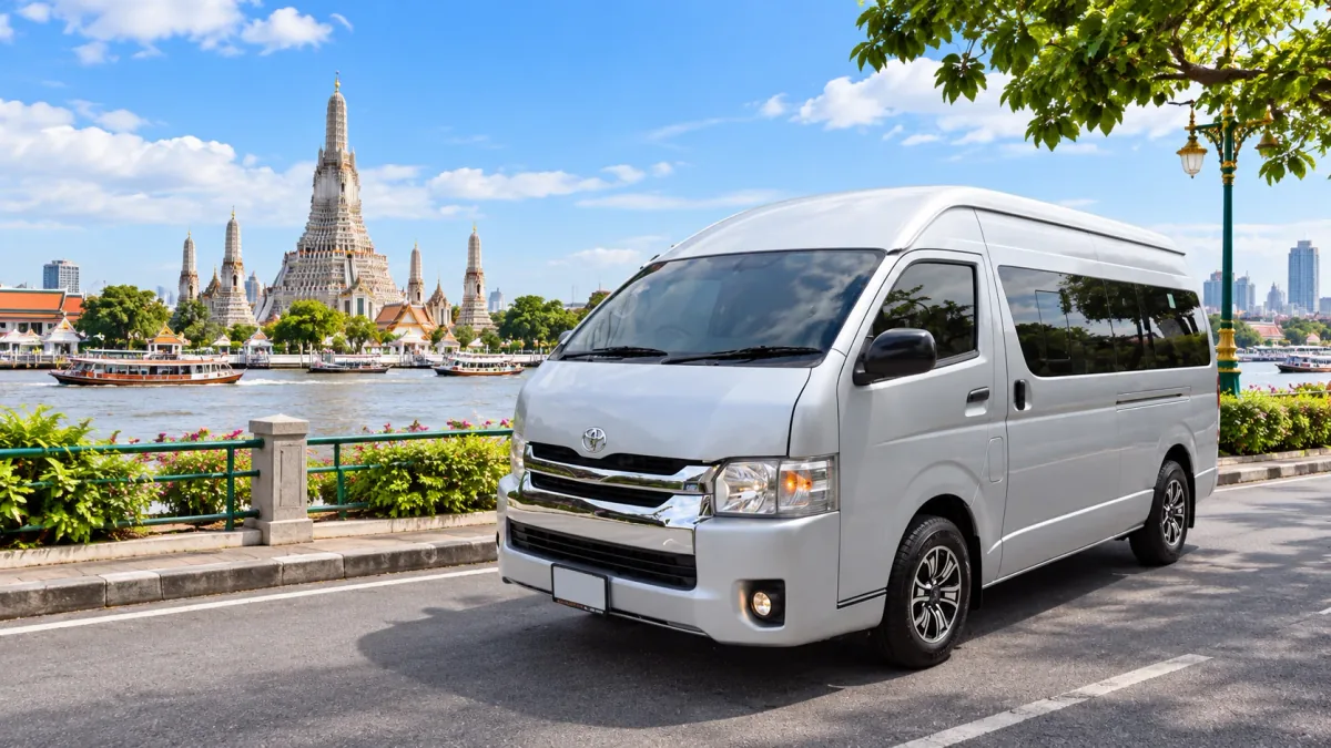 รถตู้เช่าพร้อมคนขับ กรุงเทพ Toyota Commuter